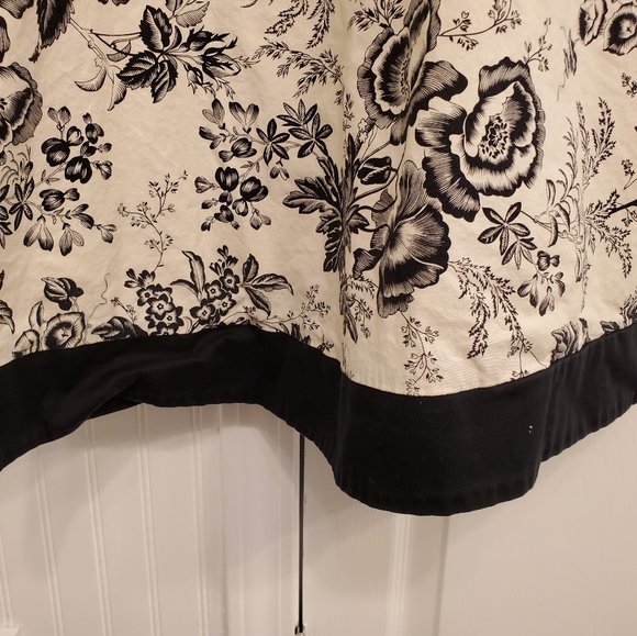 Kim Rogers Signature Dress Damask Black Whi Size 8 - Picture 4 of 9